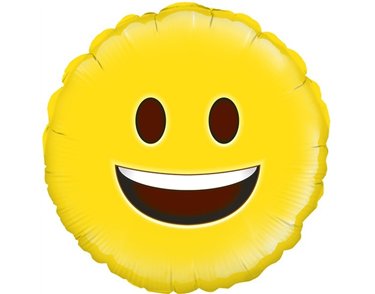18IN HAPPY EMOJI FOIL BALLOON