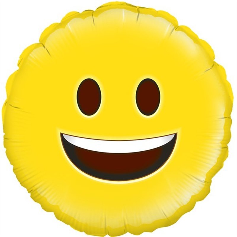 18IN HAPPY EMOJI FOIL BALLOON