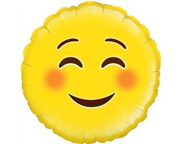 18IN SMILE EMOJI FOIL BALLOON