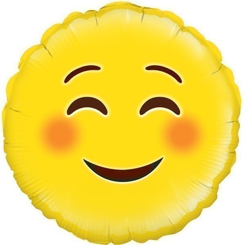 18IN SMILE EMOJI FOIL BALLOON