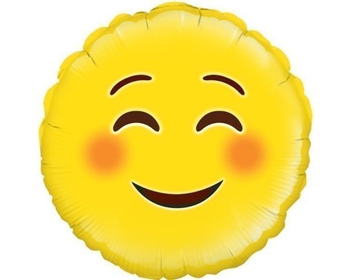 18IN SMILE EMOJI FOIL BALLOON
