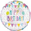 18IN PATCHWORK BIRTHDAY FOIL BALLOON