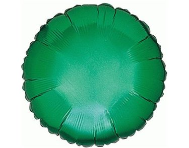 18IN GREEN ROUND FOIL BALLOON
