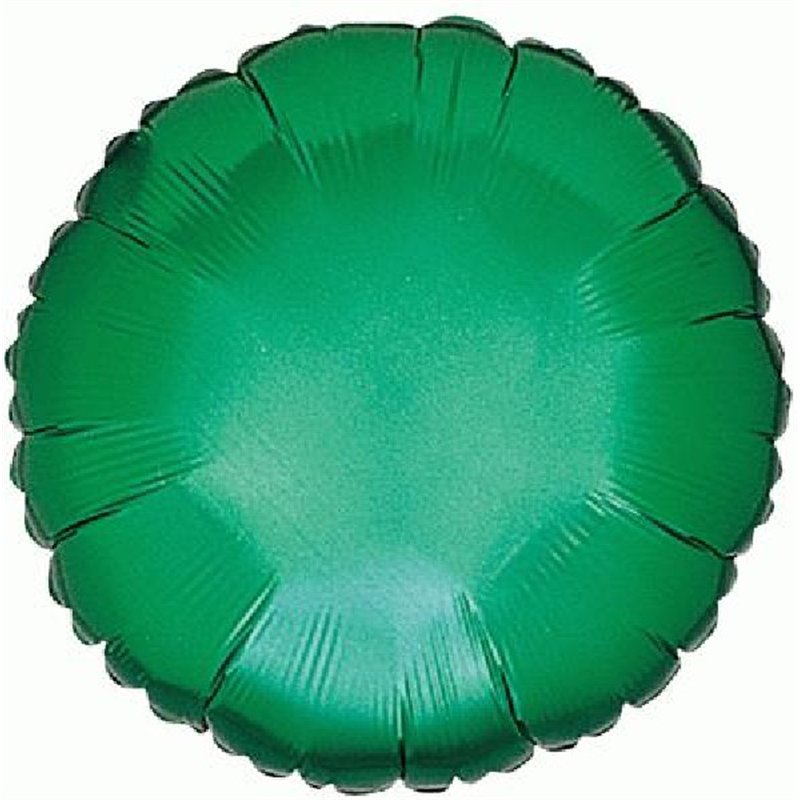 18IN GREEN ROUND FOIL BALLOON