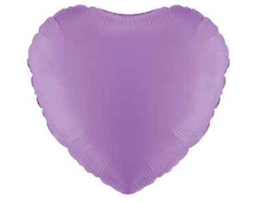 18IN PASTEL LAVENDER HEART FOIL BALLOON