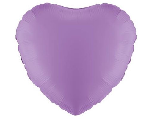 18IN PASTEL LAVENDER HEART FOIL BALLOON