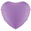 18IN PASTEL LAVENDER HEART FOIL BALLOON