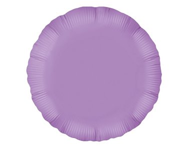18IN PASTEL LAVENDER ROUND FOIL BALLOON
