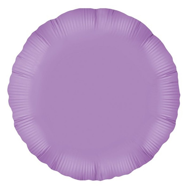 18IN PASTEL LAVENDER ROUND FOIL BALLOON