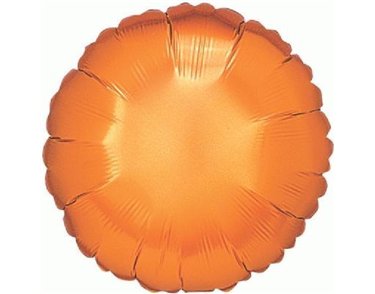 18IN ORANGE ROUND FOIL BALLOON