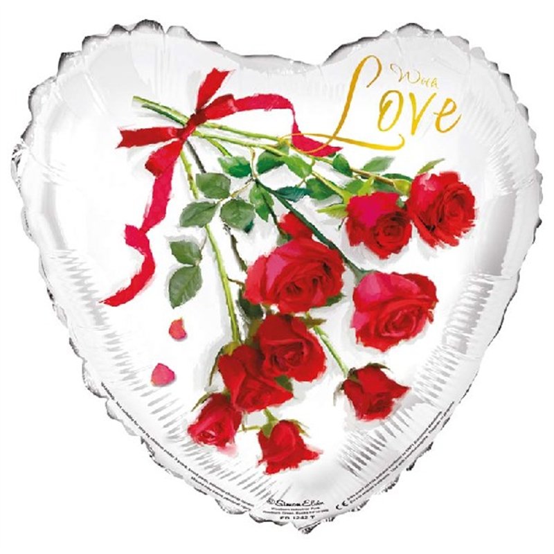 18IN WITH LOVE FOIL BALLOON
