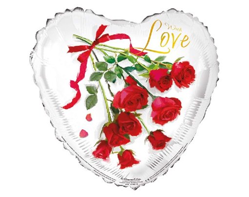 18IN WITH LOVE FOIL BALLOON