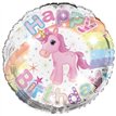 18IN HAPPY B/DAY UNICORN FOIL BALLOON