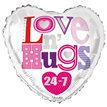 18IN LOVE N HUGS FOIL BALLOON