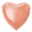 18IN ROSE GOLD HEART FOIL BALLOON