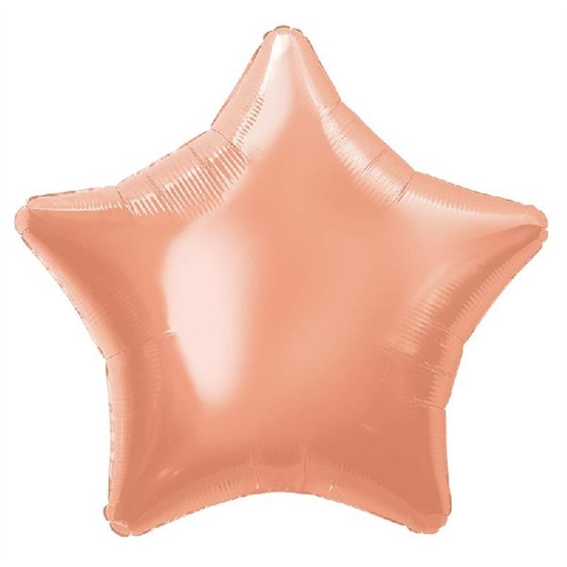 20IN ROSE GOLD STAR FOIL BALLOON