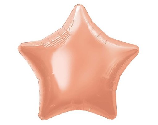 20IN ROSE GOLD STAR FOIL BALLOON