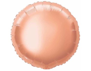 18IN ROSE GOLD ROUND FOIL BALLOON