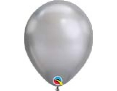 (100) 11in CHROME SILVER QUALATEX