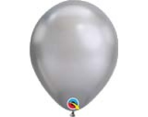 (100) 11in CHROME SILVER QUALATEX
