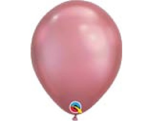 (100) 11IN CHROME MAUVE QUALATEX