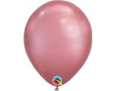 (25) 11IN CHROME MAUVE QUALATEX