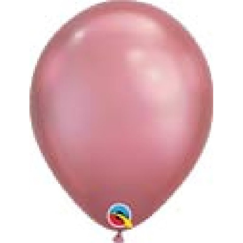 (25) 11IN CHROME MAUVE QUALATEX