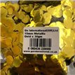 30GM 10MM GOLD METALLIC CONFETTI