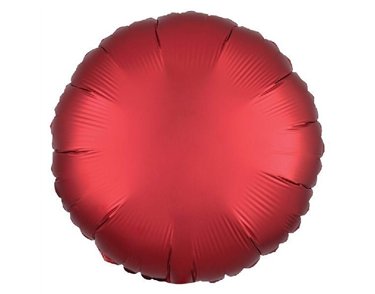 18IN SATIN LUXE SANGRIA CIRCLE FOIL
