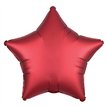 19IN SATIN LUXE SANGRIA STAR FOIL
