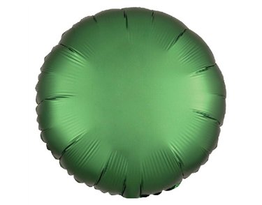 18IN SATIN LUXE EMERALD CIRCLE FOIL