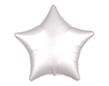 19IN SATIN LUXE WHITE SATIN STAR