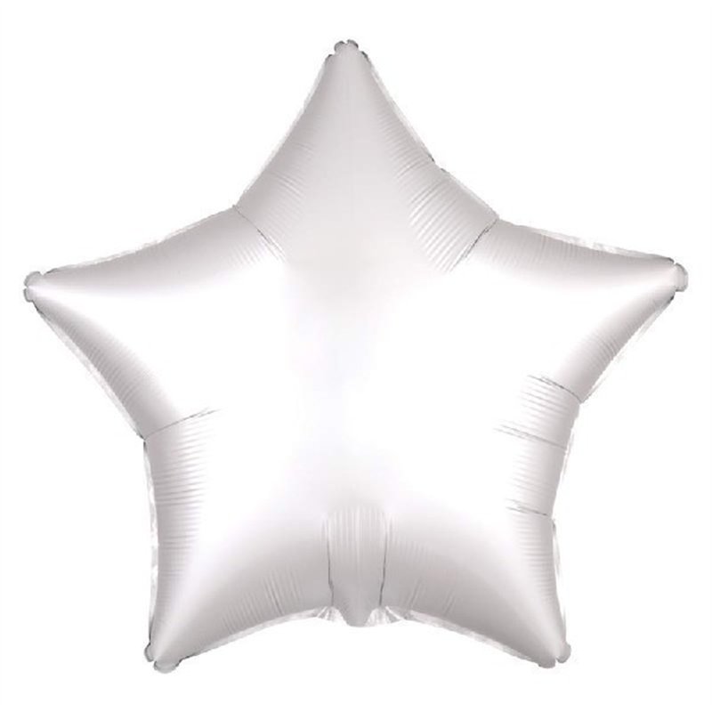 19IN SATIN LUXE WHITE SATIN STAR