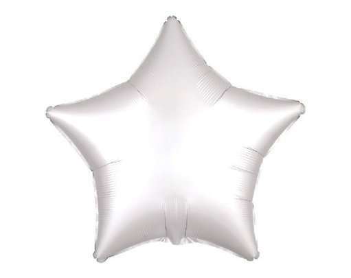 19IN SATIN LUXE WHITE SATIN STAR