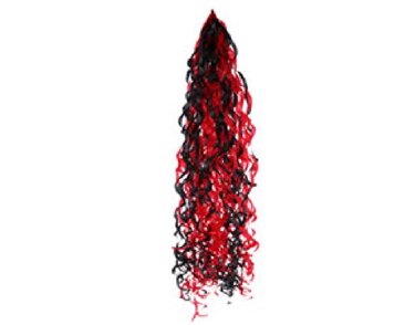 RED / BLACK BALLOON TASSEL