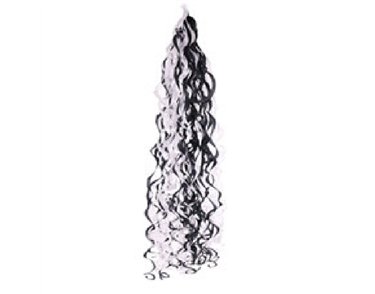 BLACK / WHITE BALLOON TASSEL