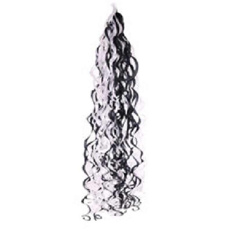 BLACK / WHITE BALLOON TASSEL