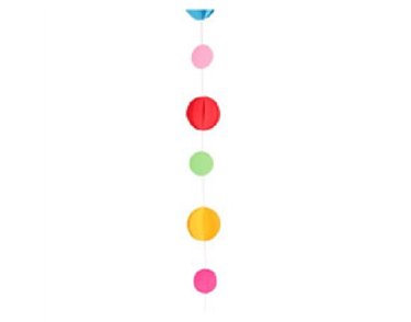 PRIMARY COLOURS CIRCLE BALLOON TAIL