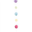 PASTEL COLOURS CIRCLE BALLOON TAIL