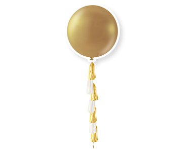 36IN GOLD METALLIC  WITH TASSEL