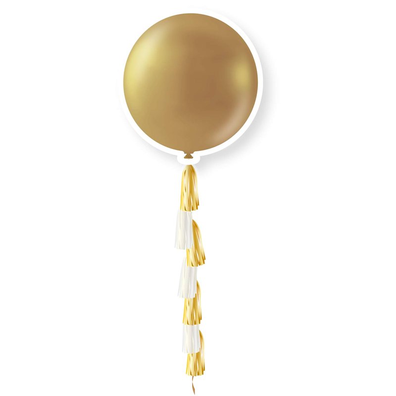 36IN GOLD METALLIC  WITH TASSEL