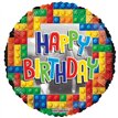 18IN HAPPY BIRTHDAY LEGO FOIL BALLOON