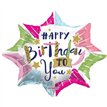 18IN HAPPY BIRTHDAY SHAPE FOIL BALLOON