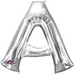 SILVER LETTER A SUPER SHAPE FOIL