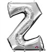 SILVER LETTER Z SUIPER SHAPE FOIL
