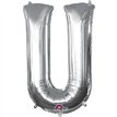 16IN SILVER LETTER U SHAPED FOIL