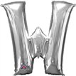 16IN SILVER LETTER W SHAPED FOIL