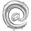 16IN SILVER @ SYMBOL SHAPED FOIL