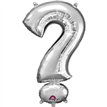 16IN SILVER QUESTION MARK SHAPED FOIL