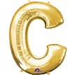 16IN GOLD LETTER C SHAPED FOIL